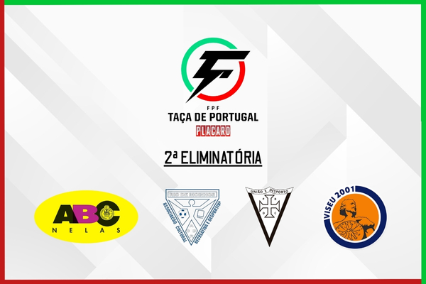 2ª Eliminatória Taça de Portugal Futsal Placard é este fim de semana